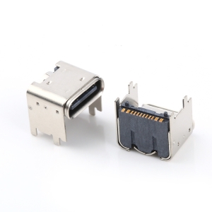 TYPE-C母座加高16P板上贴片 垫高